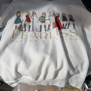 Taylor Swift White Sweatshirt